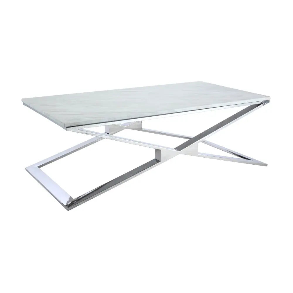 SASSARI/P MARBLE COFFEE TABLE 130 WT