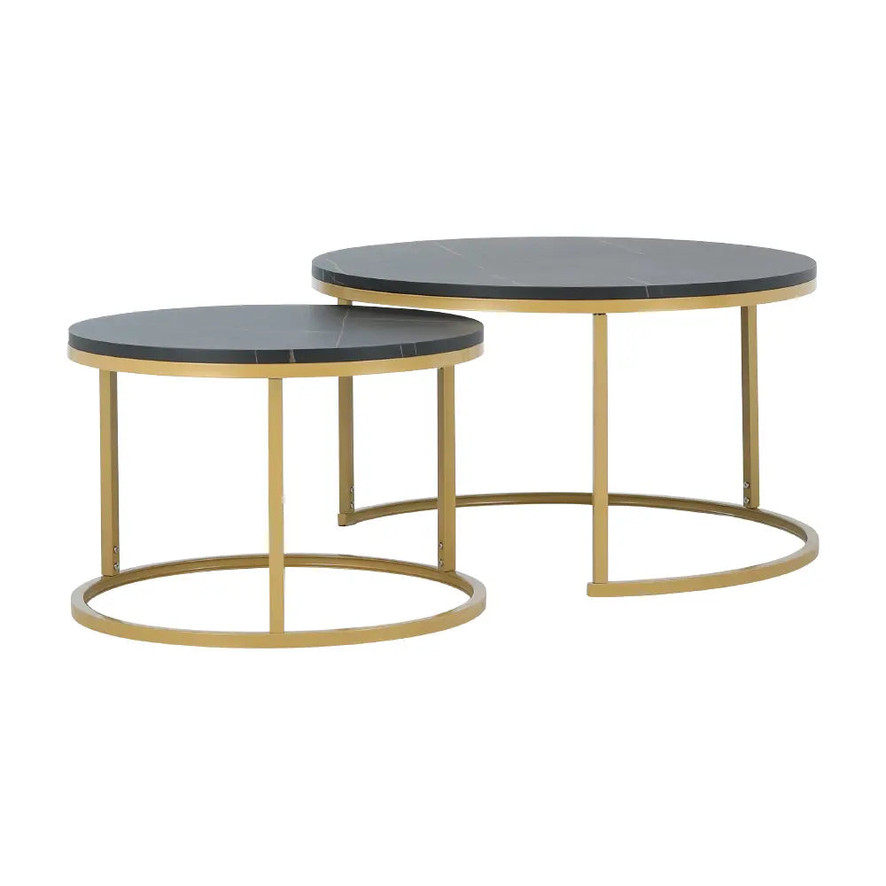 MATCH NESTING TABLE 2 PCS.80 CM. BK