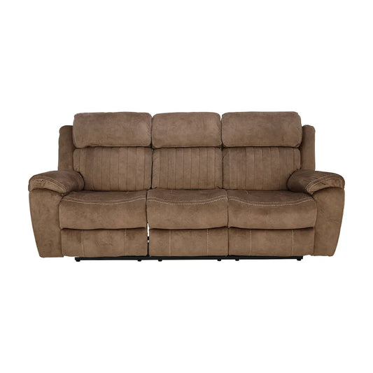 LEDGER FABRIC POWER RECLINER 3/S BN