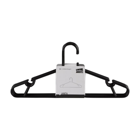 ANITA CLOTHES HANGER  6 EA BK