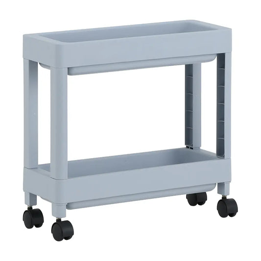 ECO 2-TIER DIY PLASTIC SHELF #10706M2 BL
