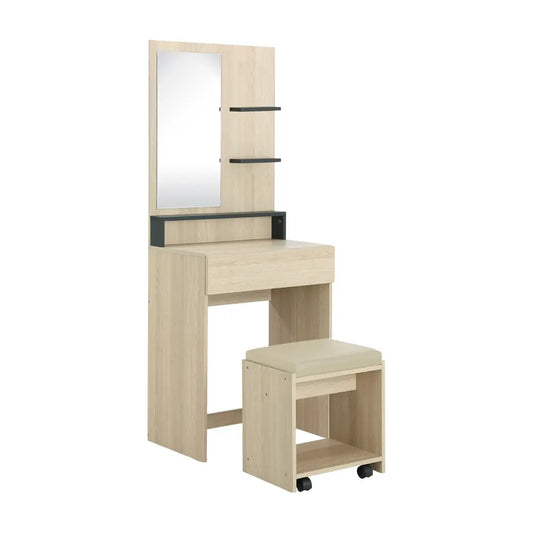 CHAMP M03 DRESSING TABLE STOOL LW/BK