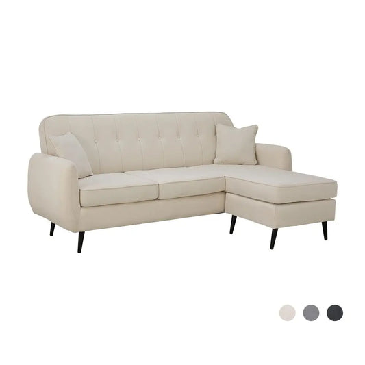 DOROTHY FABRIC L-SHAPE SOFA/R BE