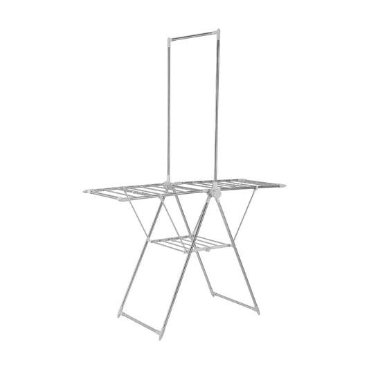 CHESTER WING DRYING RACK+HANG ROD SV/WT