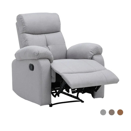 LITA FABRIC MANUAL RECLINER 1/S  BE