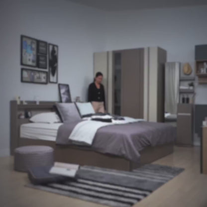 MUNICH BED 6 FT. OT/SS
